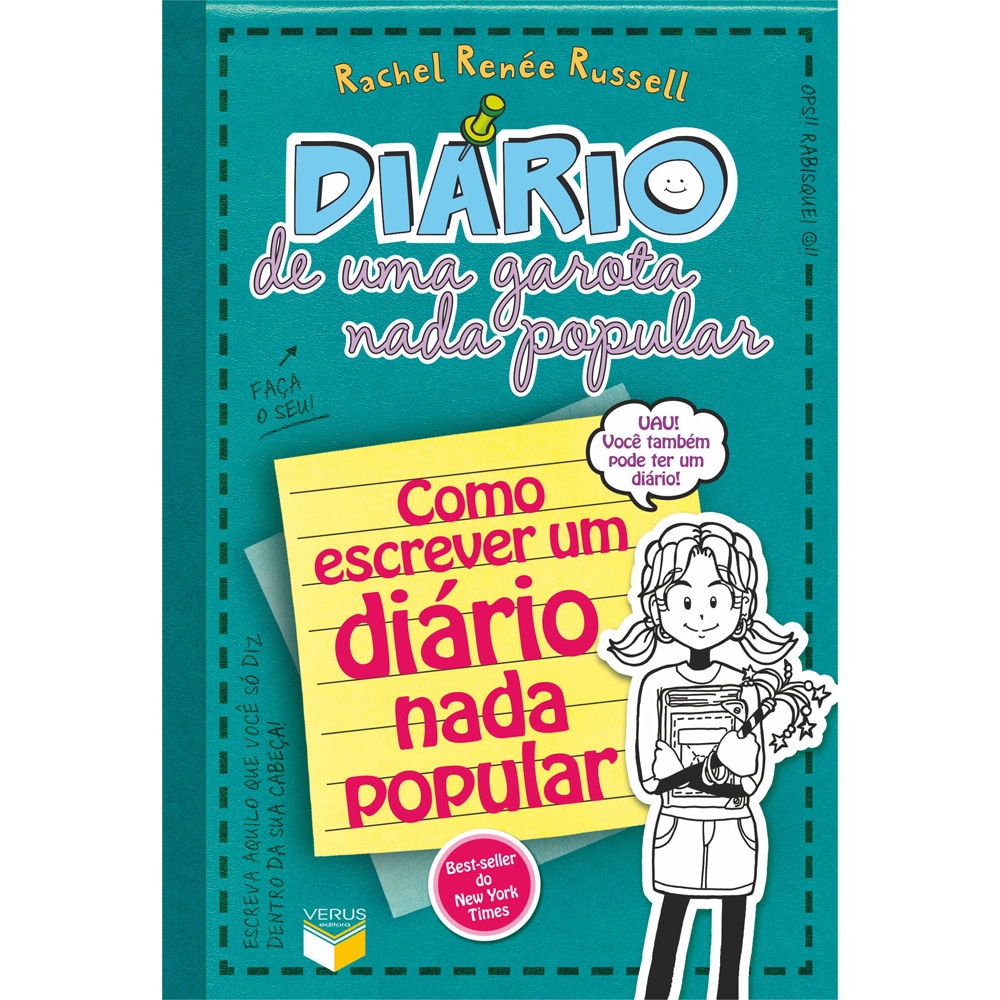Livro Diário de Uma Garota Nada Popular Como Escrever um Diário Nada Popular Volume 3 ½ Livro Diário de Uma Garota Nada Popular Como Escrever um Diário Nada Popular Volume 3 ½