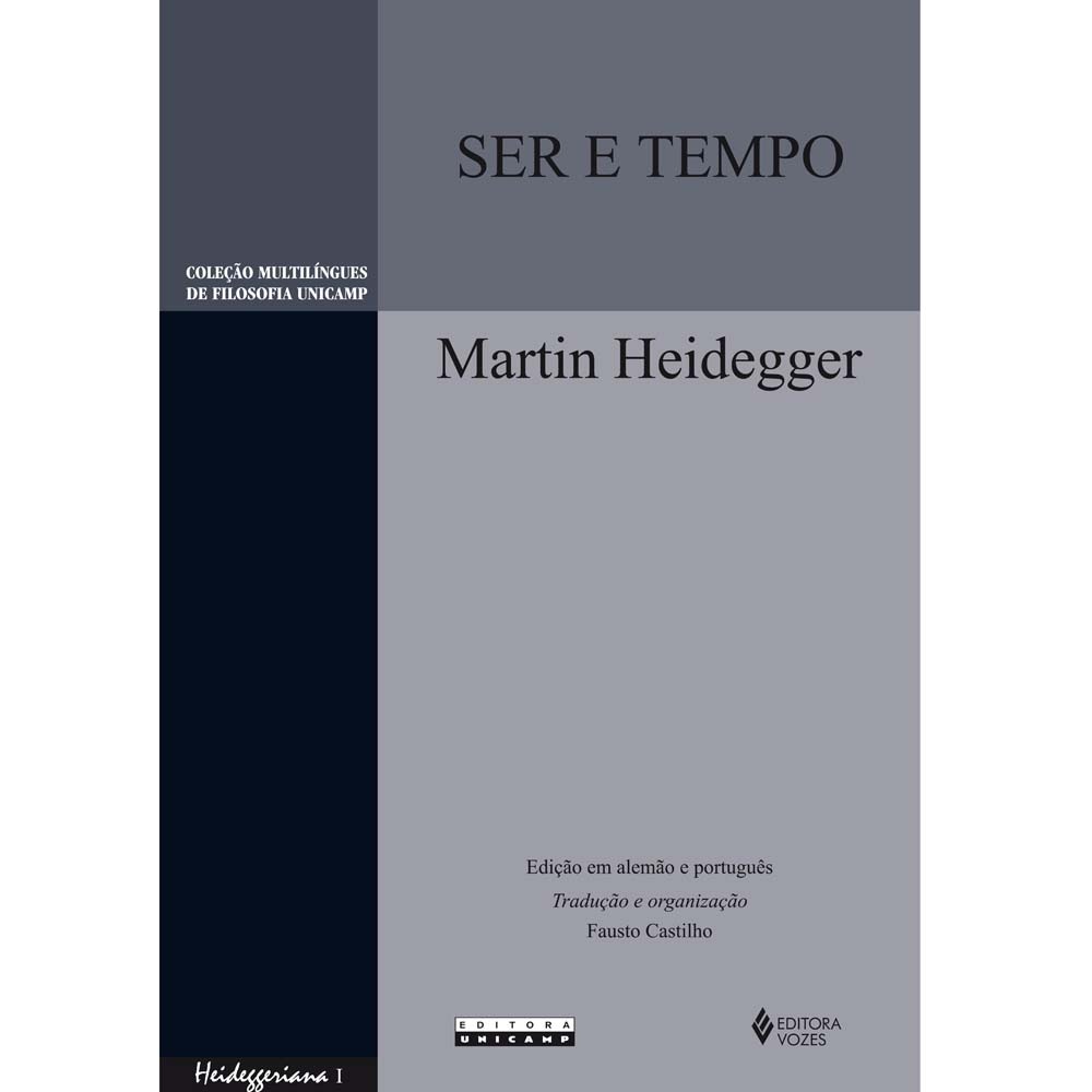 Livro Ser e Tempo Martin Heidegger