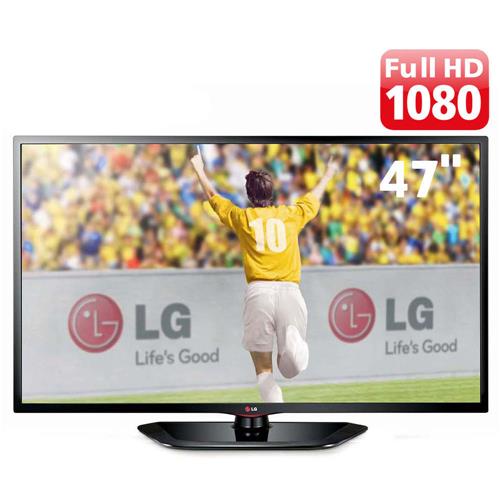 TV 47" LED Full HD LG 47LN5400 com Tecnologia MHL, USB DivX HD