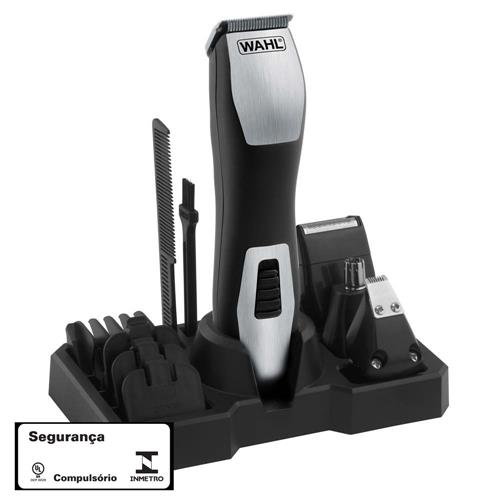 Kit Aparador de Pelos Wahl Clipper Groomsman Pro 4 em 1 Bivolt Aparadores de Pelos no Extra com br Aparador Vintage Branco ~ Kit Aparador de Pelos Wahl Clipper Groomsman Pro 4 em 1 Bivolt Aparadores de Pelos no Extra com br
