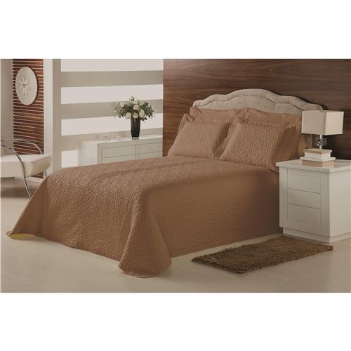 Colcha Matelassê Casal Plumasul em Poliéster e Microfibra com Soft Touch – Café Menor preço em Colcha Matelassê Casal Plumasul em Poliéster e Microfibra com Soft Touch – Café