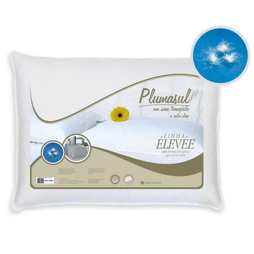 Travesseiro Plumasul 100% Plumas de Ganso Percal 233 Fios 45 x 65 cm - Branco Menor preço em Travesseiro Plumasul 100% Plumas de Ganso Percal 233 Fios 45 x 65 cm - Branco