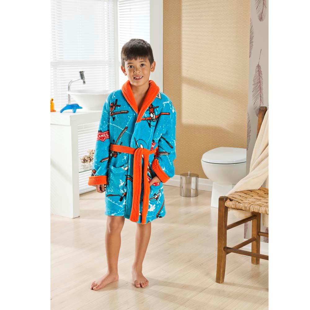 Roup u00e3o Infantil Camesa Microfibra Planes Tamanho M Azul Roupão Infantil ~ Roup u00e3o Infantil Camesa Microfibra Planes Tamanho M Azul