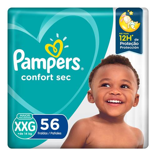 Menor preço em Fralda Pampers Confort Sec XXG - 56 Unidades