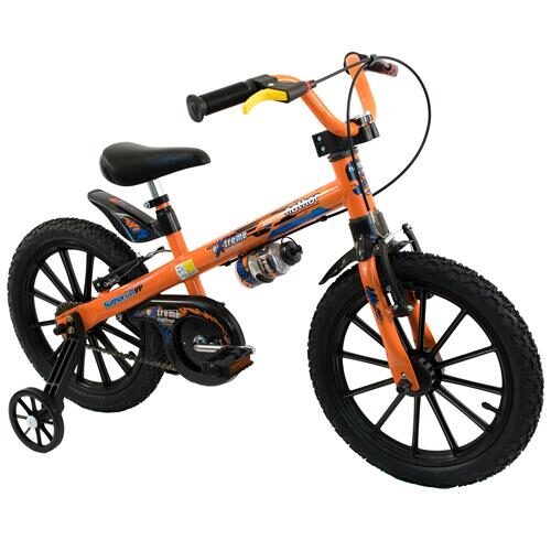 Menor preço em Bicicleta Aro 16 NATHOR Extreme - Laranja/Preto