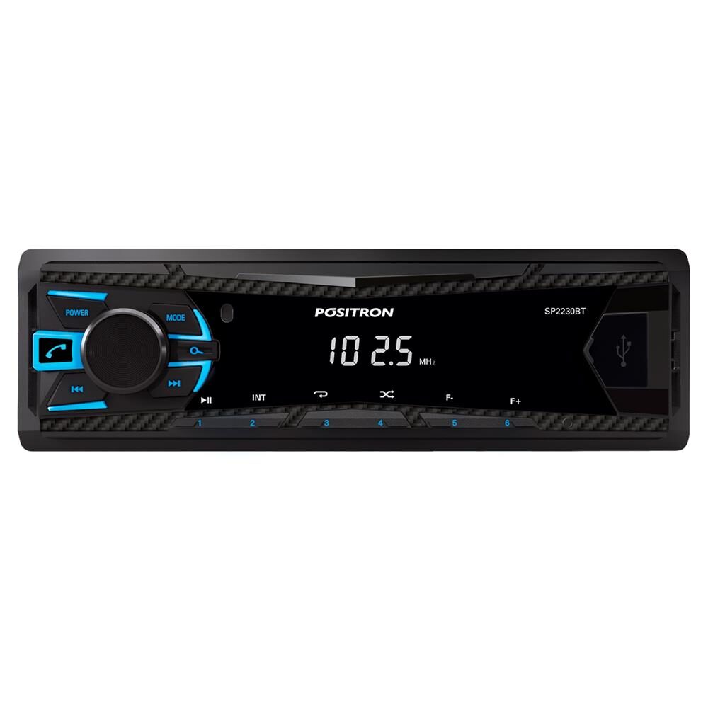 MP3 Player Automotivo Pósitron SP2230 com Bluetooth, Entrada USB, Equalização e Rádio FM