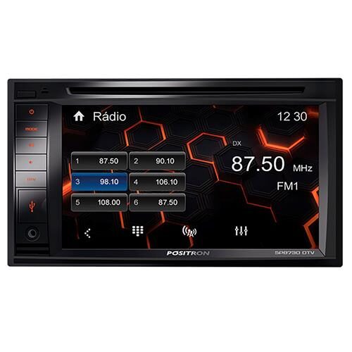 Central Multimídia Pósitron SP8730 2DIN com Tela LCD 6,2” Entrada USB, Bluetooth e Equalização é boa?