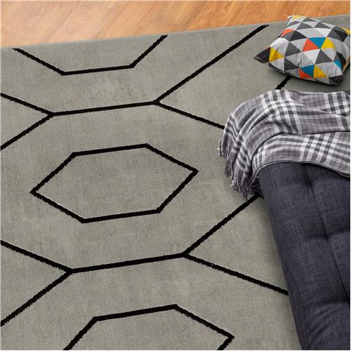 Menor preço em Tapete São Carlos 150x200 cm Herat Export - Gray