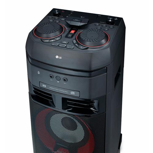 Menor preço em Mini System Torre LG XBOOM OK55 Bluetooth USB MP3 FM Karaokê - 500W