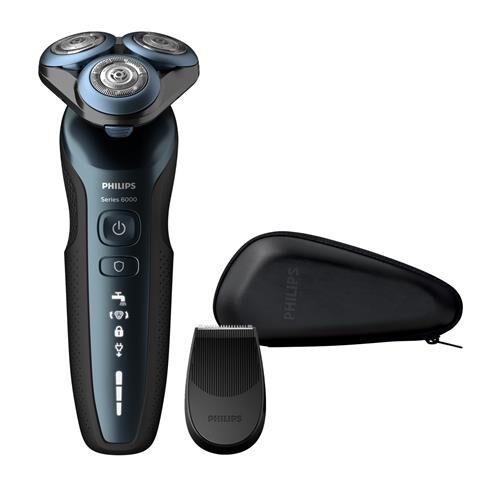Menor preço em Barbeador Elétrico Philips Shaver S6610/11 Bivolt - Preto/Azul