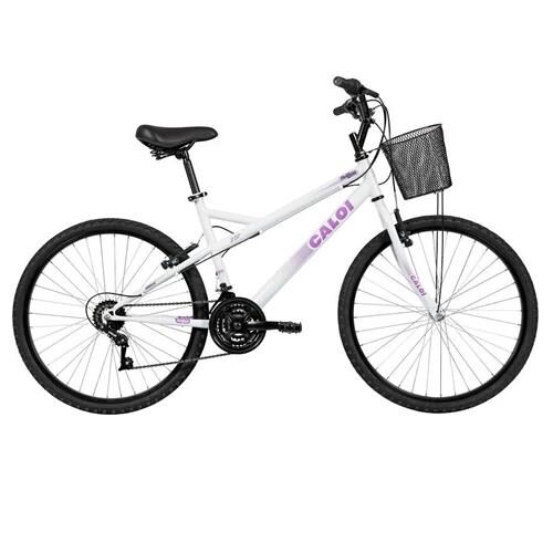 Bicicleta Aro 26 Caloi Ventura com 21 Marchas – Branca  é boa?