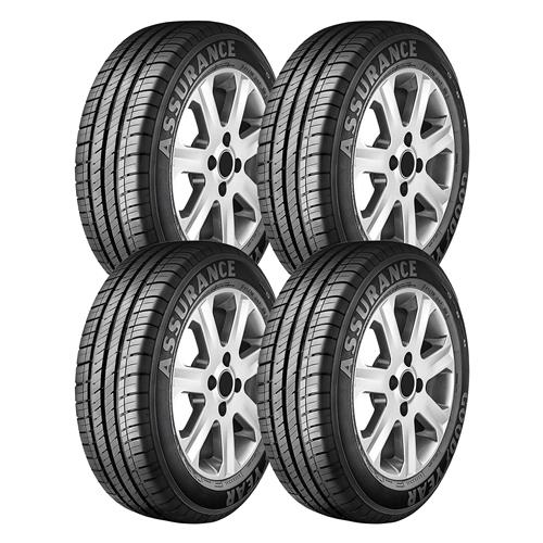 Menor preço em Kit 4 Pneus Goodyear Assurance 165/70 R13 79T - Preto