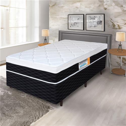 Cama Box de Casal Umaflex + Colchão de Casal Umaflex Fascinium com