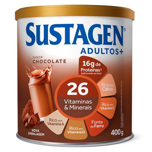 Complemento Alimentar Sustagen Adultos+ Sabor Chocolate Lata - 400g é boa?