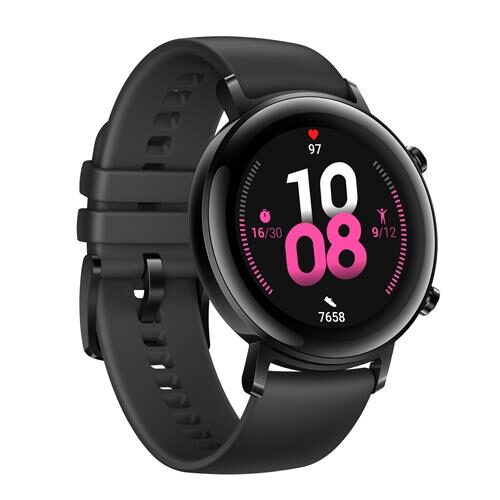 Menor preço em Smartwatch Huawei Watch GT 2 (42mm) Preto com Tela Amoled de 1.2", GPS, Sensor de Frequência Cardíaca e Resistente à Água