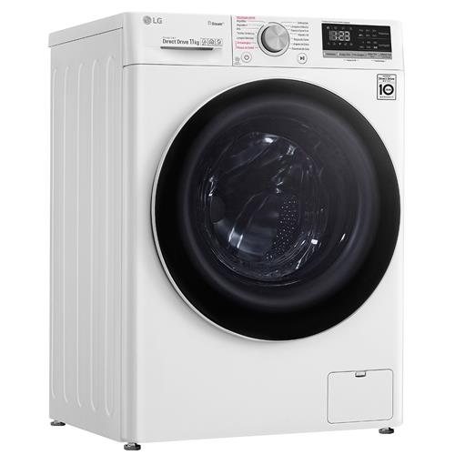 Menor preço em Lavadora de Roupas LG FV5011WG4 Smart VC4 com LG ThinQ 11kg – Branca