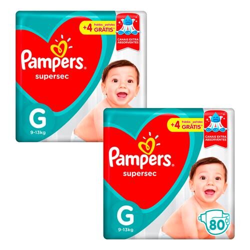 Fralda Pampers Supersec G - 160 Unidades é boa?