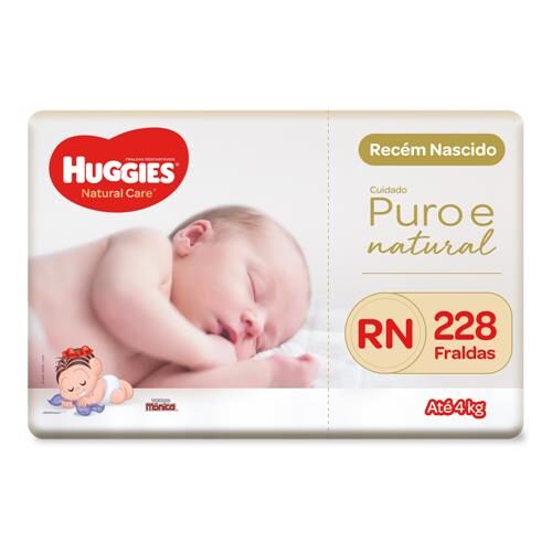 Fralda Huggies Natural Care Mega RN – 6 pacotes de 38 cada é boa?