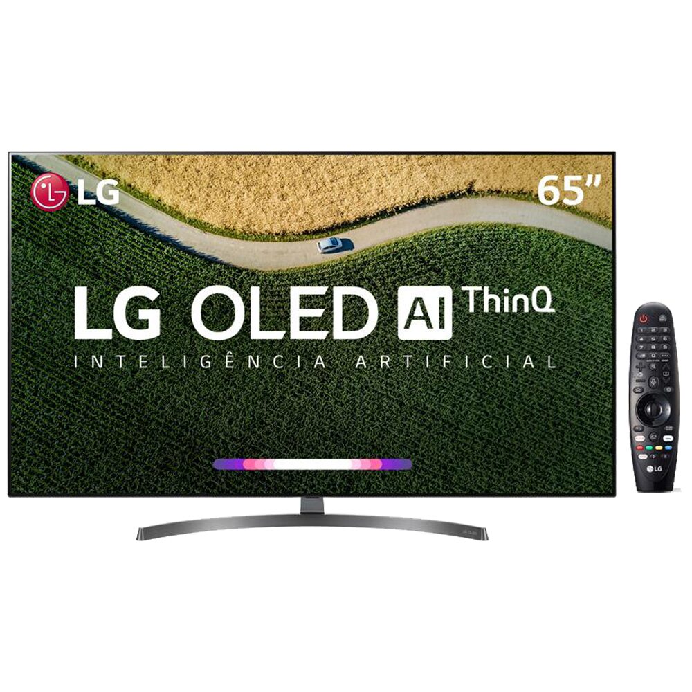 Smart TV OLED 65" UHD 4K LG OLED65B9PSB com ThinQ AI Inteligência Artificial IoT, HDR, Dolby Vision, Dolby Atmos, WebOS 4.5 e Controle Smart Magic