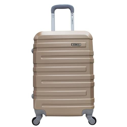 Mala de Bordo YS21062 com Rodas Giro 360° em ABS 18 - Champanhe é boa?