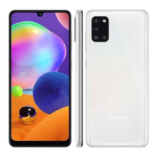 Smartphone Samsung Galaxy A31 Branco 128GB, 4GB RAM, Tela Infinita de 6.4", Câmera Traseira Quádrupla, Leitor Digital na Tela e Android 10.0 é boa?