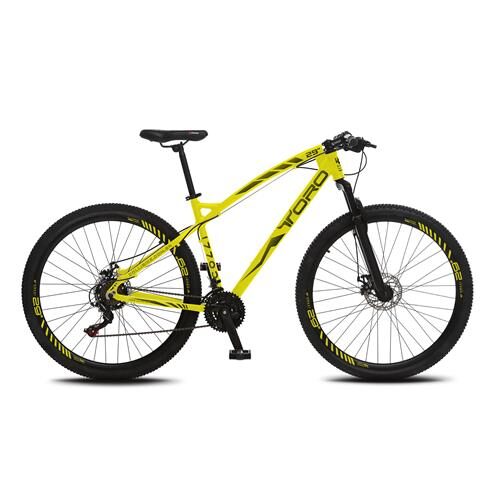Menor preço em Bicicleta Colli Bike Toro Aro 29 com 21 Marchas – Amarela 