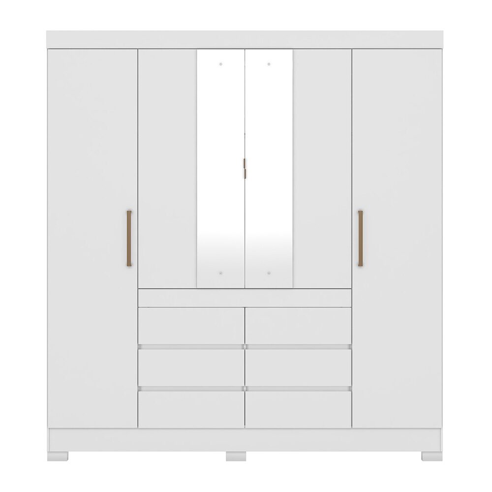 Guarda-Roupa Demóbile Sintra com 4 Portas 6 Gavetas