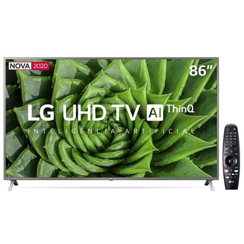 Smart TV LED 86" UHD 4K LG 86UN8000PSB Wi-Fi, Bluetooth, HDR, Inteligência Artificial ThinQ AI, Google Assistente, Alexa, Controle Smart Magic - 2020 é boa?