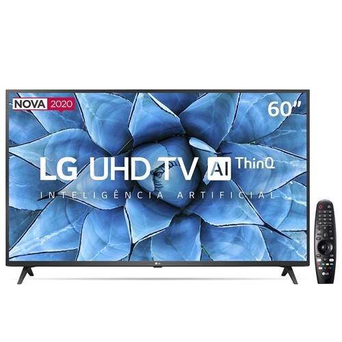 Smart TV LED 60" UHD 4K LG 60UN7310PSA Wi-Fi, Bluetooth, HDR, Inteligência Artificial ThinQ AI, Google Assistente, Alexa, Controle Smart Magic - 2020 é boa?