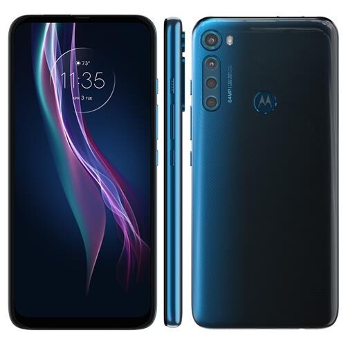 Smartphone Motorola One Fusion+ Azul Indigo 128GB, Tela de 6.5”