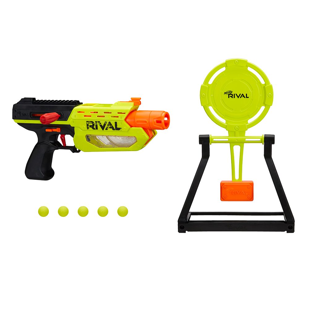 Lançador de Dardos Hasbro Nerf - Mercury XIX-500 Série Edge com Alvo