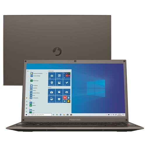 Menor preço em Notebook Positivo Dual Core 4GB 1TB Tela 14” Windows 10 Motion C41TD