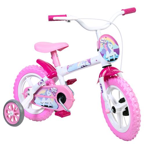 Menor preço em Bicicleta Aro 12 Styll Kids Magic Rainbow - Rosa