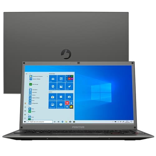 Menor preço em Notebook Positivo Core i3-7020U 4GB 128GB SSD Tela 14” Windows 10 Motion I34128B