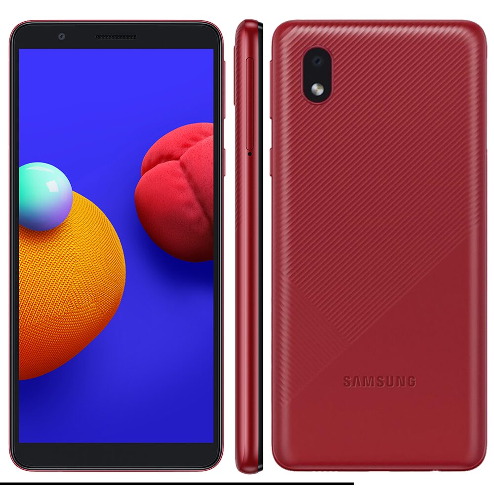 Smartphone Samsung Galaxy A01 Core, 32GB, 8MP, Tela 5.3´, Vermelho - SM-A013MZRSZTO