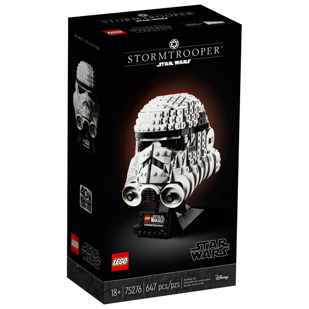 Brinquedo Star Wars: Capacete de Stormtrooper 75276 - Lego 647 Peças