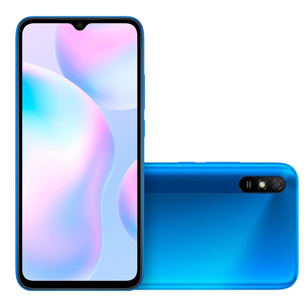 Smartphone Xiaomi Redmi 9A Azul 32GB, Tela de 6.53", 2GB de RAM, Câmera Traseira 13MP, Android 10 e Processador Octa-Core