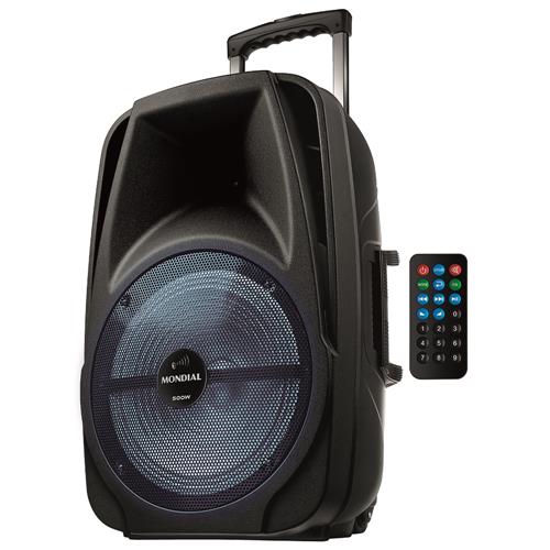 Caixa de Som Amplificada Mondial Connect Pro CM-500 Bluetooth, Rádio FM, USB - 500W é boa?
