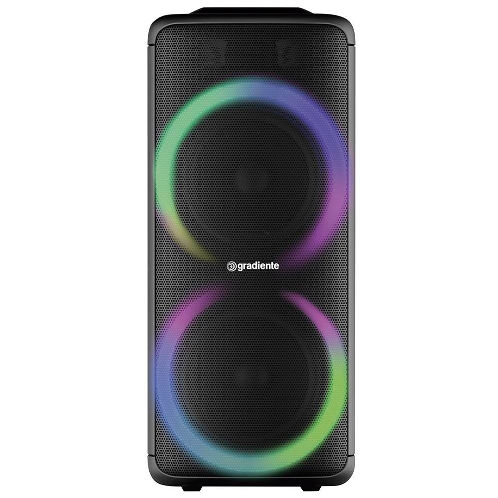 Caixa Amplificada Gradiente Extreme Colors Drum Bass GCA203 Bluetooth, Rádio FM, USB - 1000W