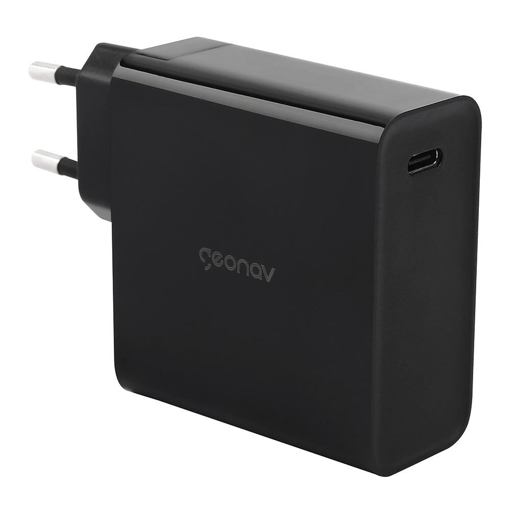 Carregador Universal para Notebooks Geonav SuperPower 65W com Porta USB - Preto