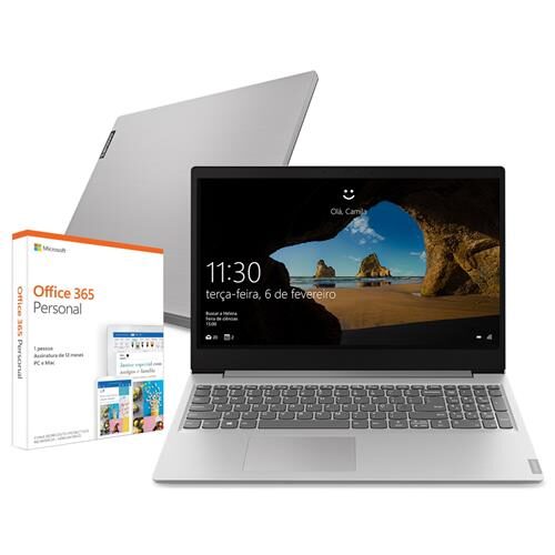 Menor preço em Notebook Lenovo Core i5-1035G1 8GB 1TB Tela 15.6" Windows 10 Ideapad S145 + Microsoft 365 Personal