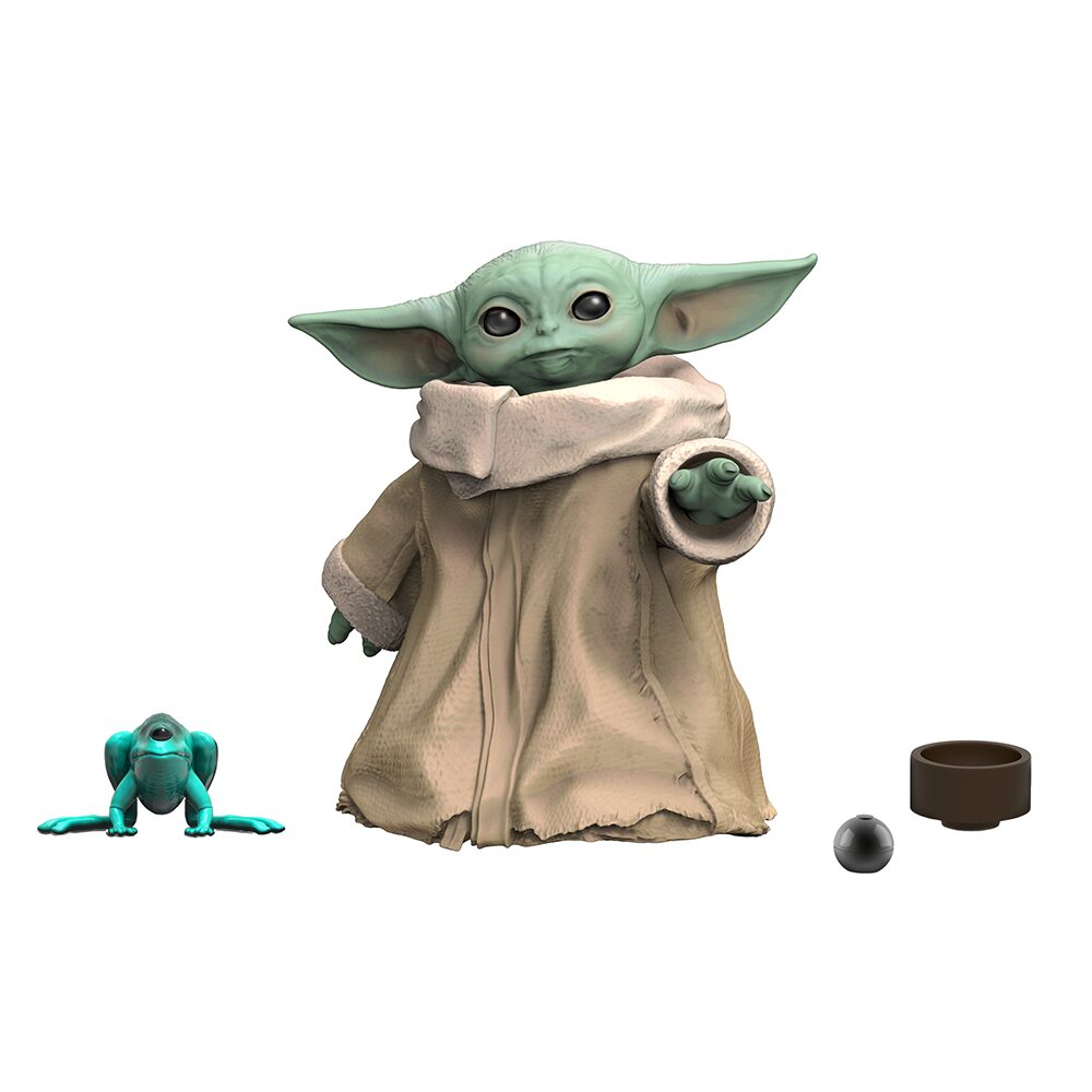 Boneco Star Wars The Black Series The Child com Sapo F1203 Hasbro - 3 cm