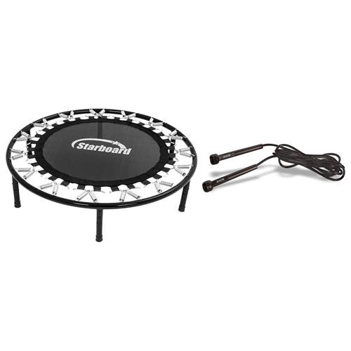 Menor preço em Minicama Elástica Sport & Camping Board 1064 - Preta + Corda de Pular Acte Sports - Preta
