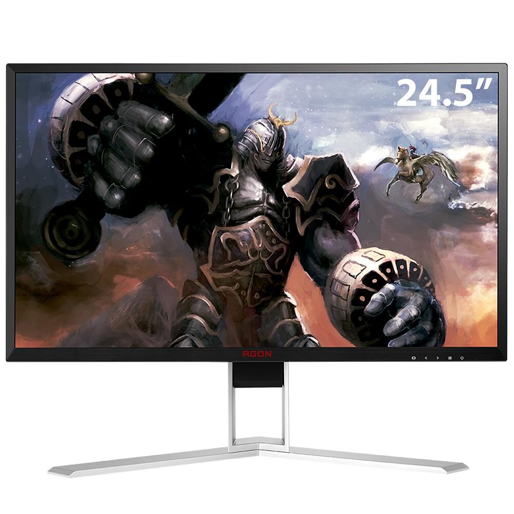 Monitor Gamer LED 24,5" Full HD AOC Agon AG251FZ2 0,5ms, 240 Hz, FreeSync, Ajuste de Altura, Controle QuickSwitch, Modo Mira, VGA, DVI, HDMI e DP