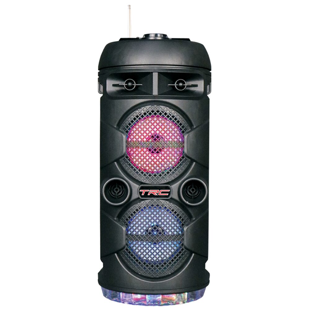 Caixa de Som Amplificada TRC 5508 com Bluetooth, Rádio FM e Entrada USB - 80W