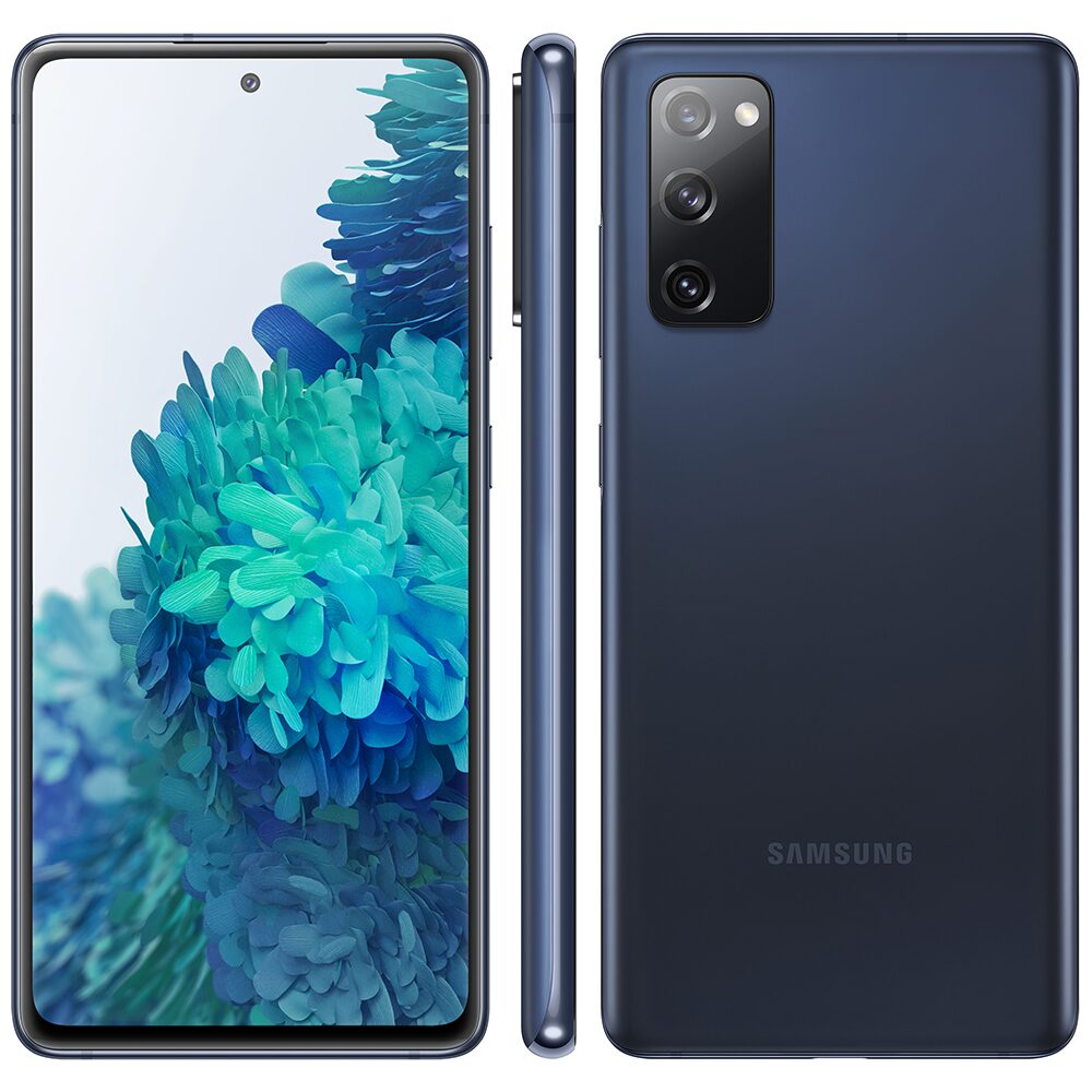 Smartphone Samsung Galaxy S20 FE Cloud Navy 256GB, 8GB RAM, Tela Infinita de 6.5”, Câmera Traseira Tripla, Android 10 e Processador Octa-Core