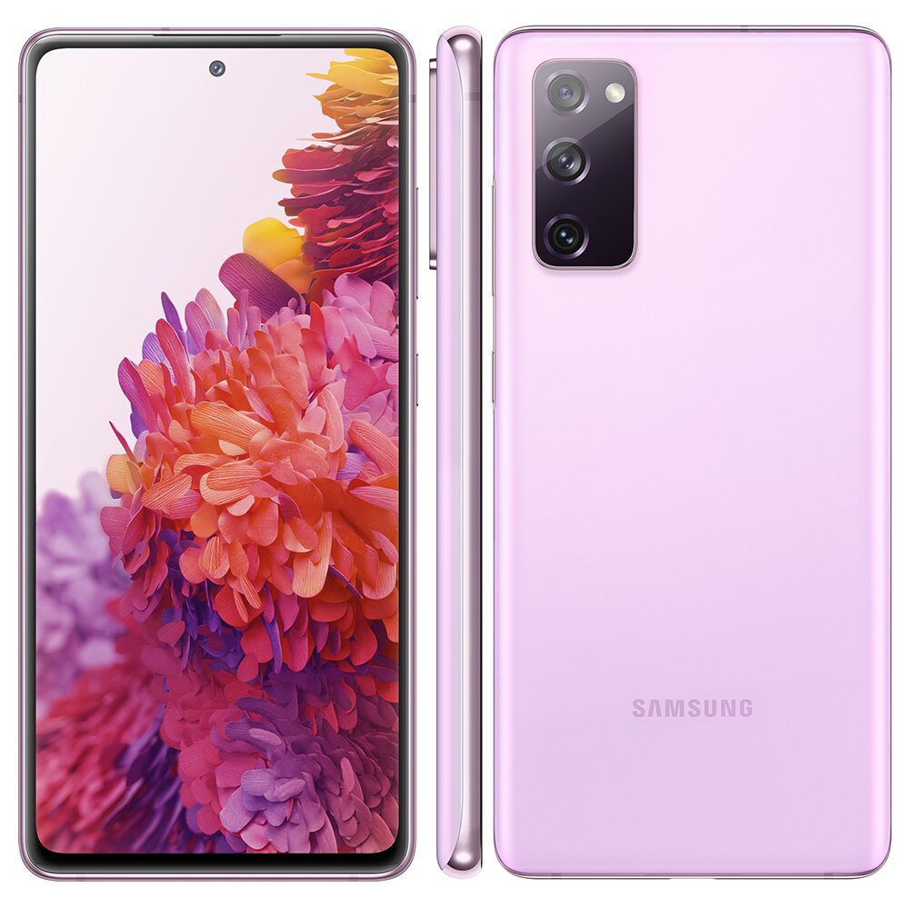 Smartphone Samsung Galaxy S20 FE Cloud Lavender 256GB, 8GB RAM, Tela Infinita de 6.5”, Câmera Traseira Tripla, Android 10 e Processador Octa-Core