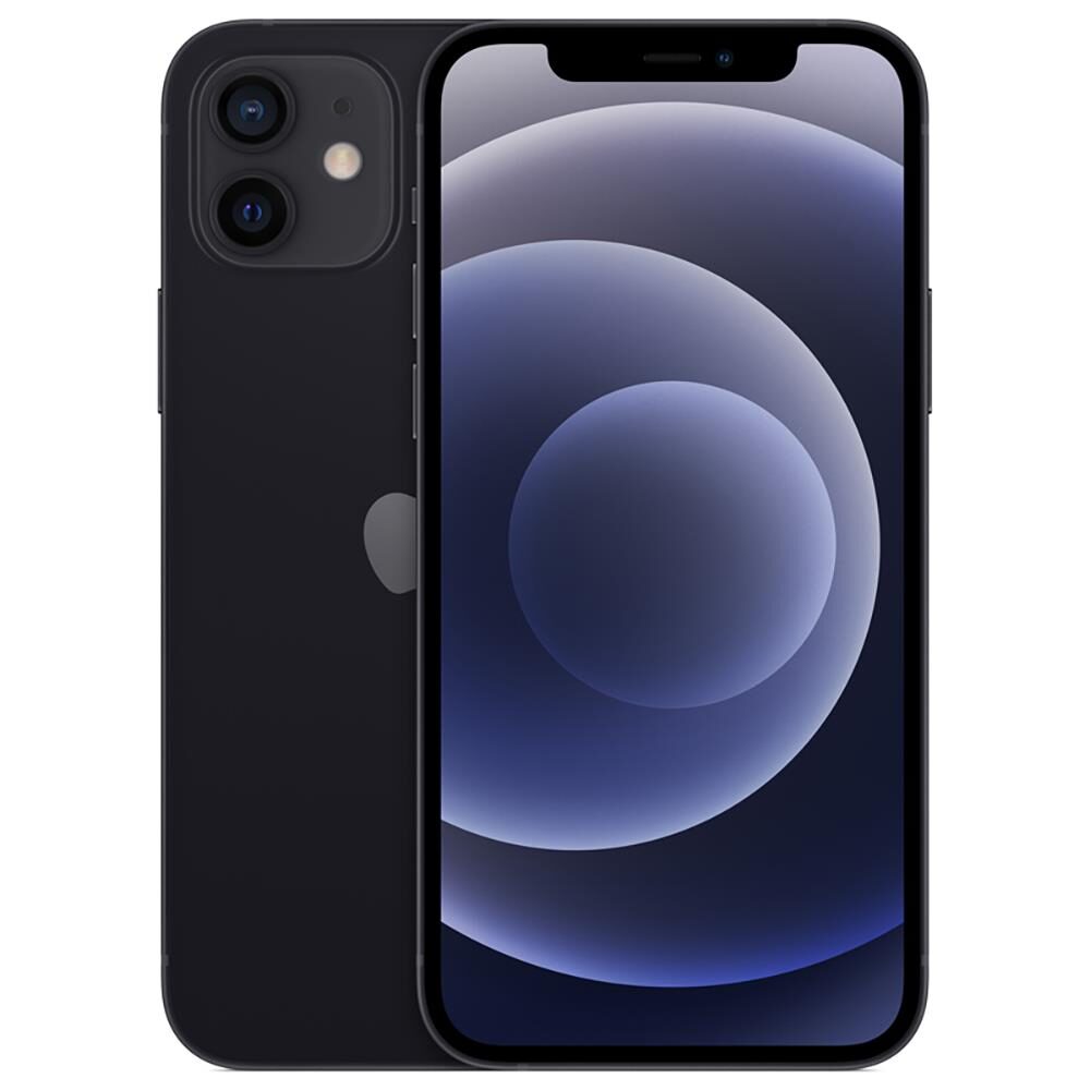 iPhone 12 Apple 128GB Preto Tela de 6,1”, Câmera Dupla de 12MP, iOS