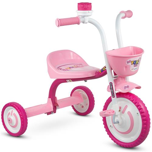 Triciclo Infantil Nathor You 3 Girl - Rosa é boa?