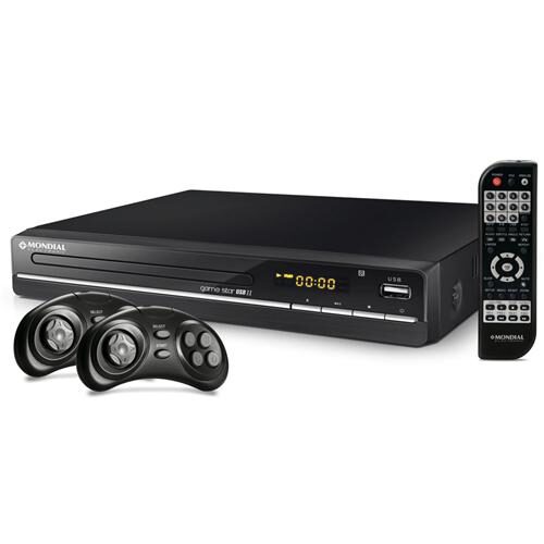 DVD Player Mondial Game Star II D-14 com Karaokê, Função Game, Entrada USB e Ripping é boa?